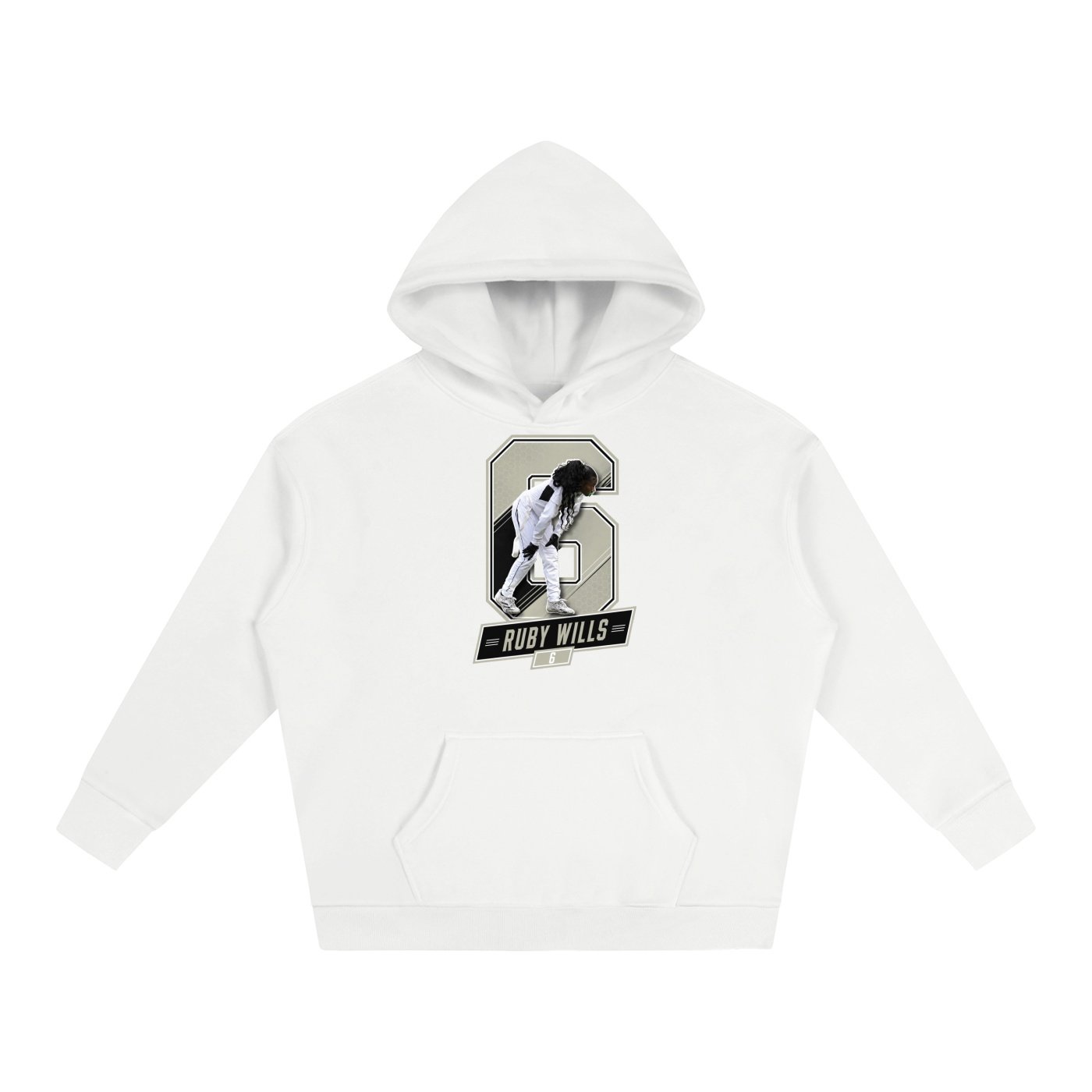 Ruby wills Oversize Fleeced Hoodie - Image 2