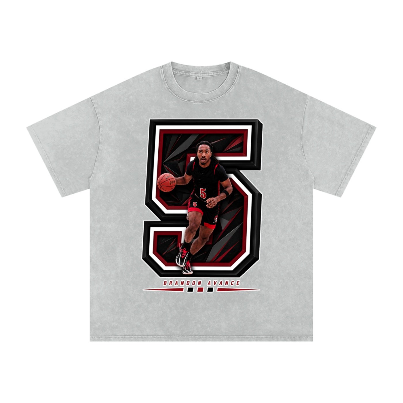 Brandon Avance Snow Washed Oversized TEE - Image 3