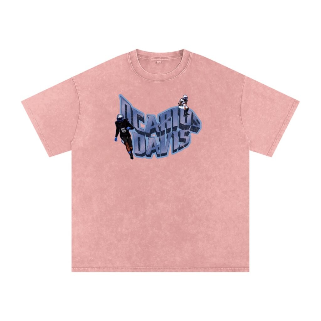 Dcarius Davis Snow Washed Oversized TEE