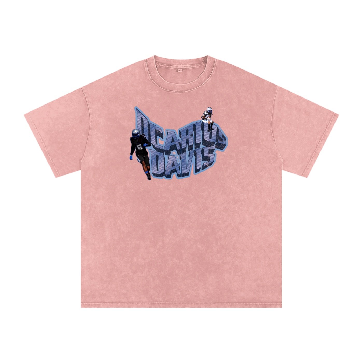 Dcarius Davis Snow Washed Oversized TEE - Image 5