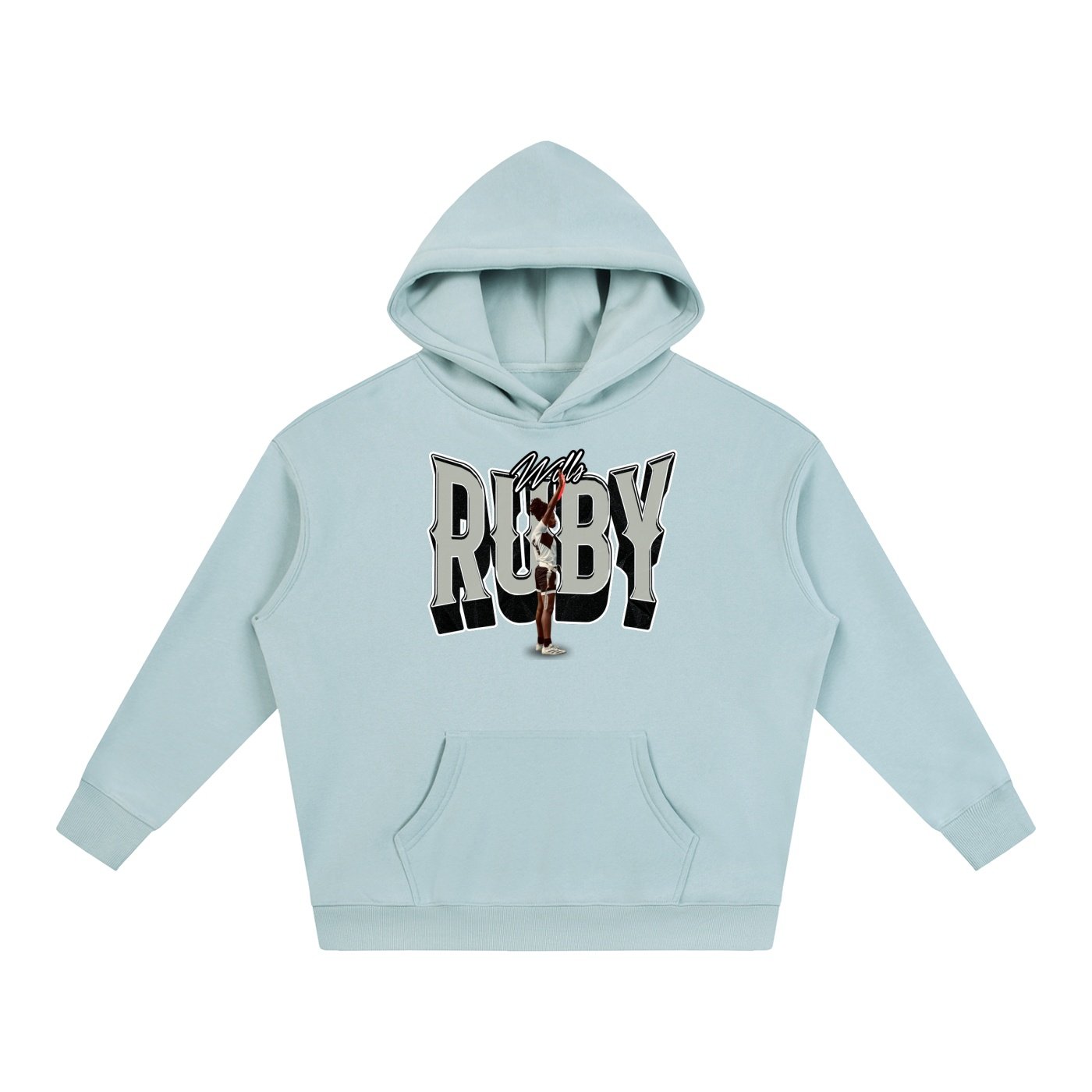 Ruby wills Oversize Fleeced Hoodie - Image 3