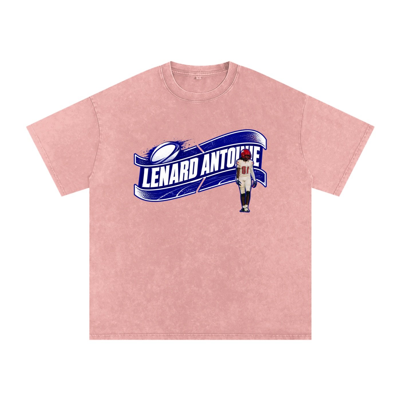 Lenard Antoine Snow Washed Oversized TEE - Image 5