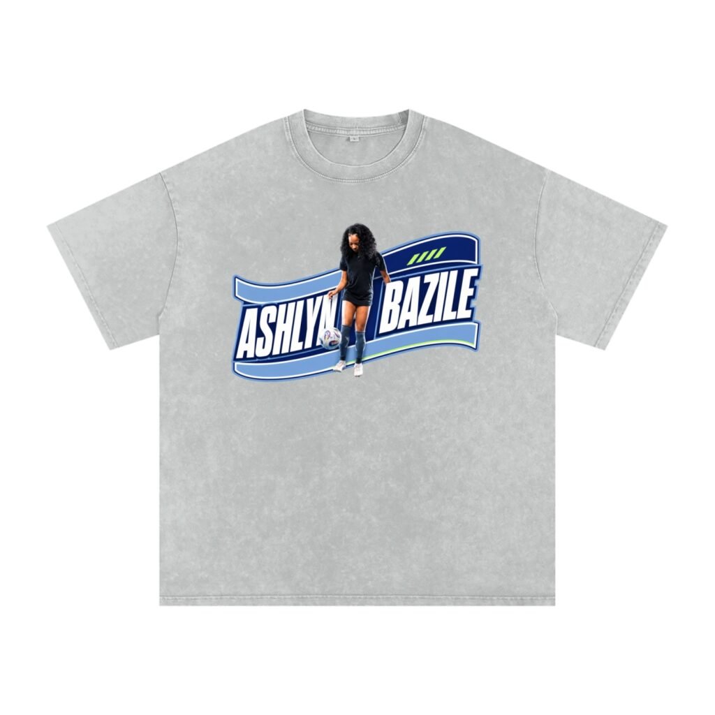 Ashlyn Bazile Snow Washed Oversized TEE