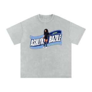 Ashlyn Bazile Snow Washed Oversized TEE - Image 3