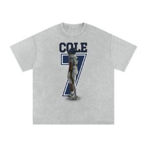 Cole Knight Snow Washed Oversized TEE - Image 3
