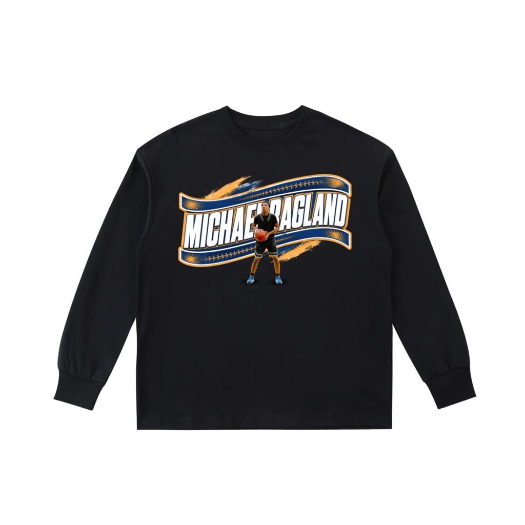 Michael Ragland Kids Cotton Long-Sleeve Tee