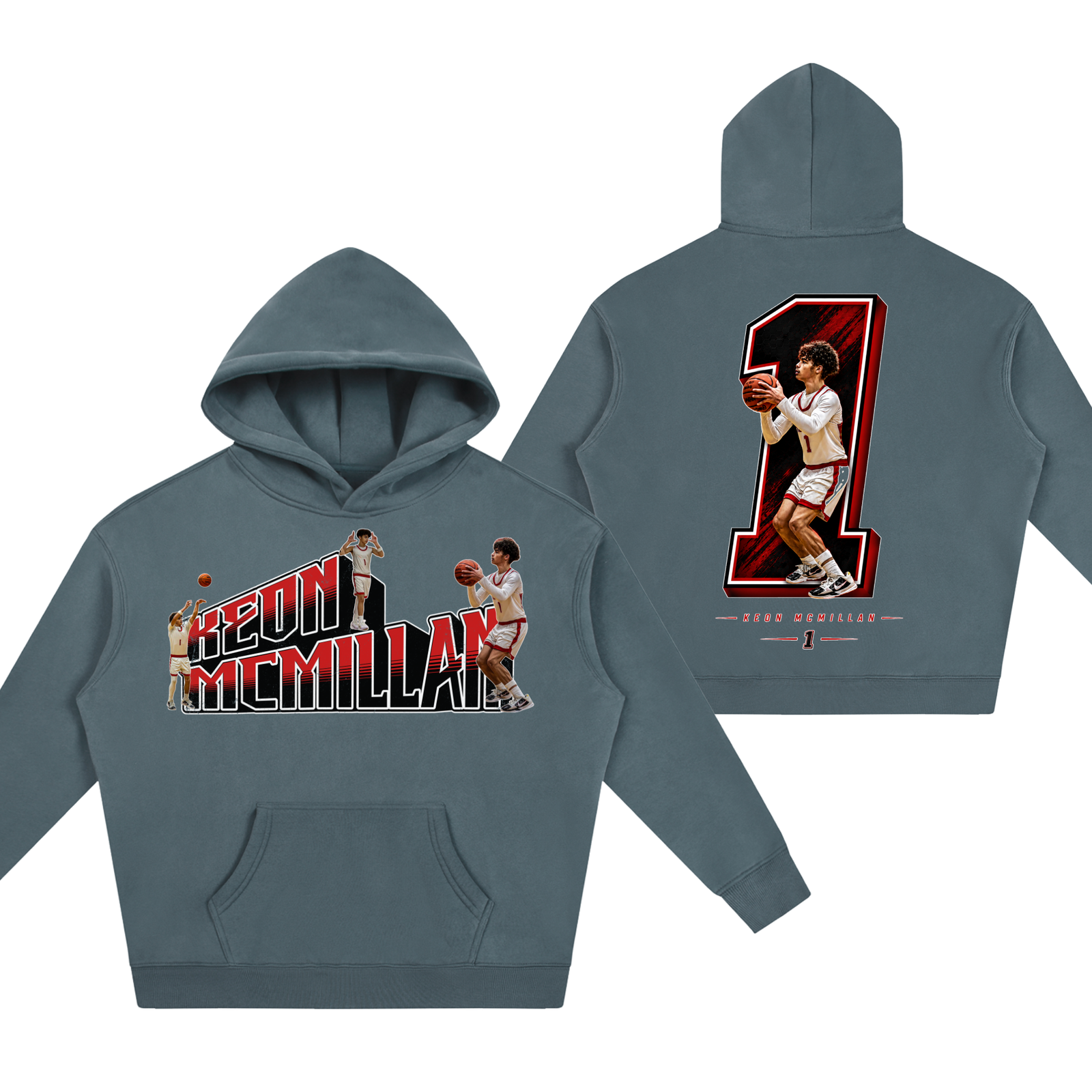 Keon McMillan Oversize Fleeced Hoodie - Image 5