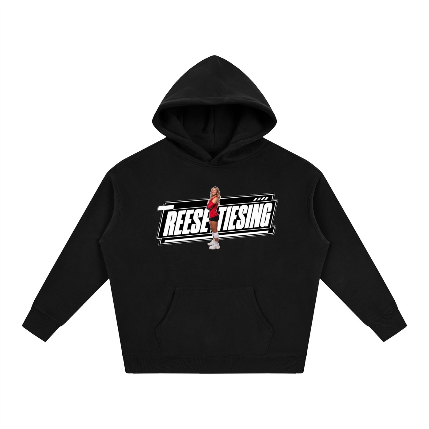 Reese Tiesing Oversize Fleeced Hoodie - Image 1
