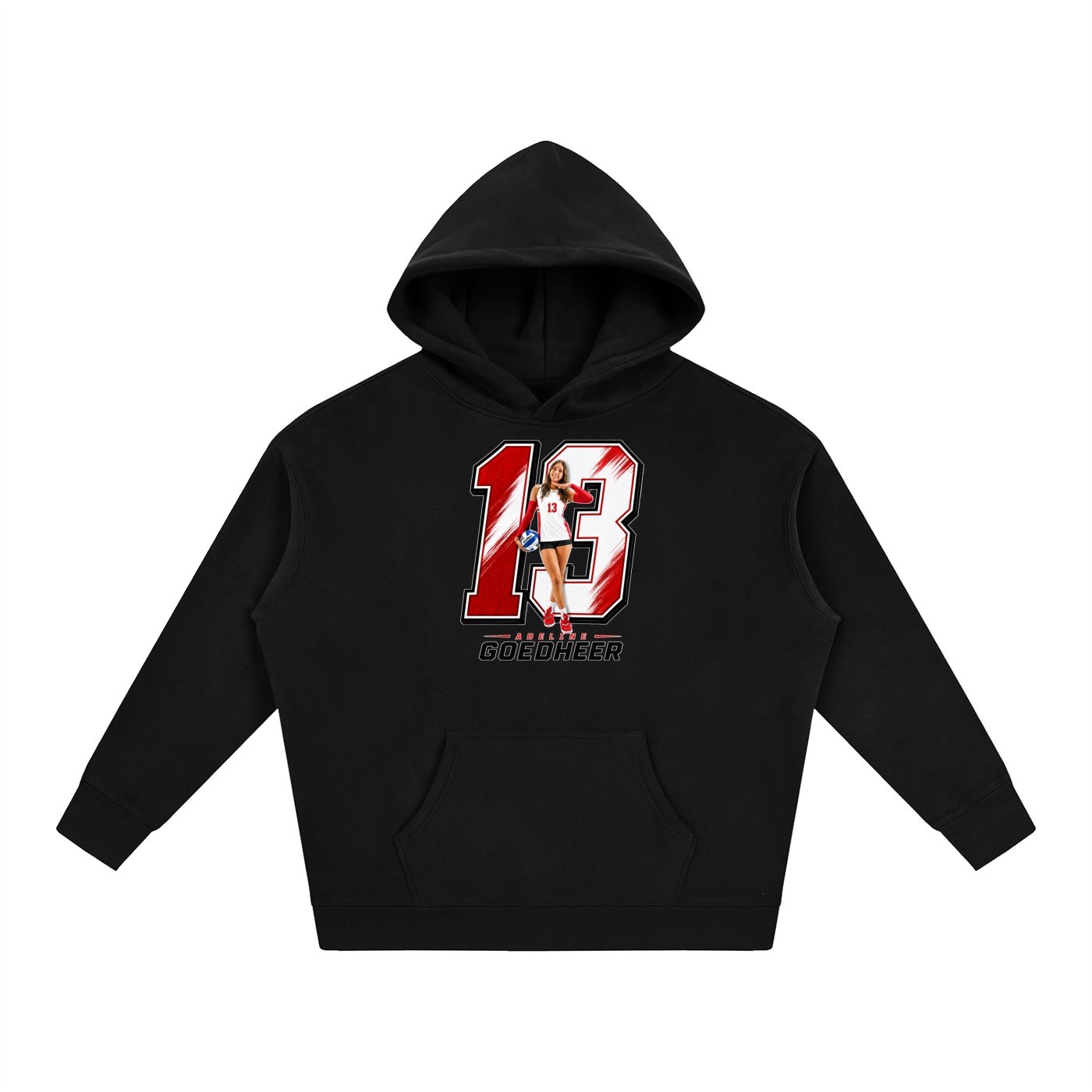 Adeline Goedheer Oversize Fleeced Hoodie - Image 1