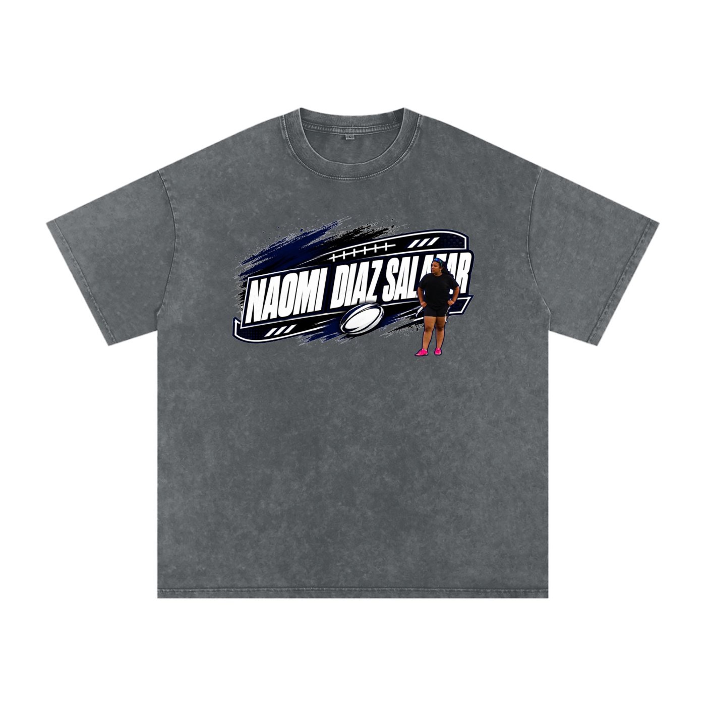 Naomi Diaz Salazar Snow Washed Oversized TEE - Image 4