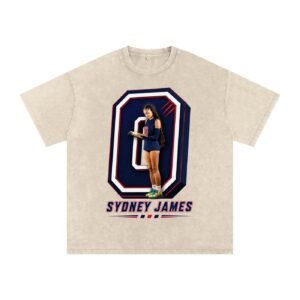 Sydney James Snow Washed Oversized TEE - Image 2