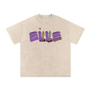 Elle Jo Johnson Snow Washed Oversized TEE - Image 2