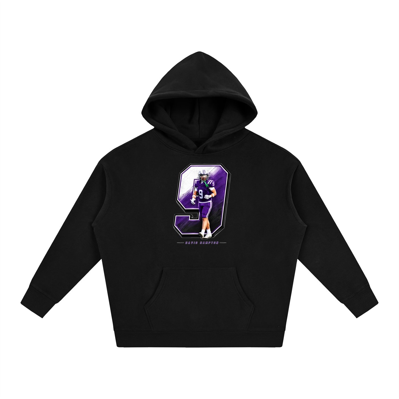 David Hampton Oversize Fleeced Hoodie - Image 1