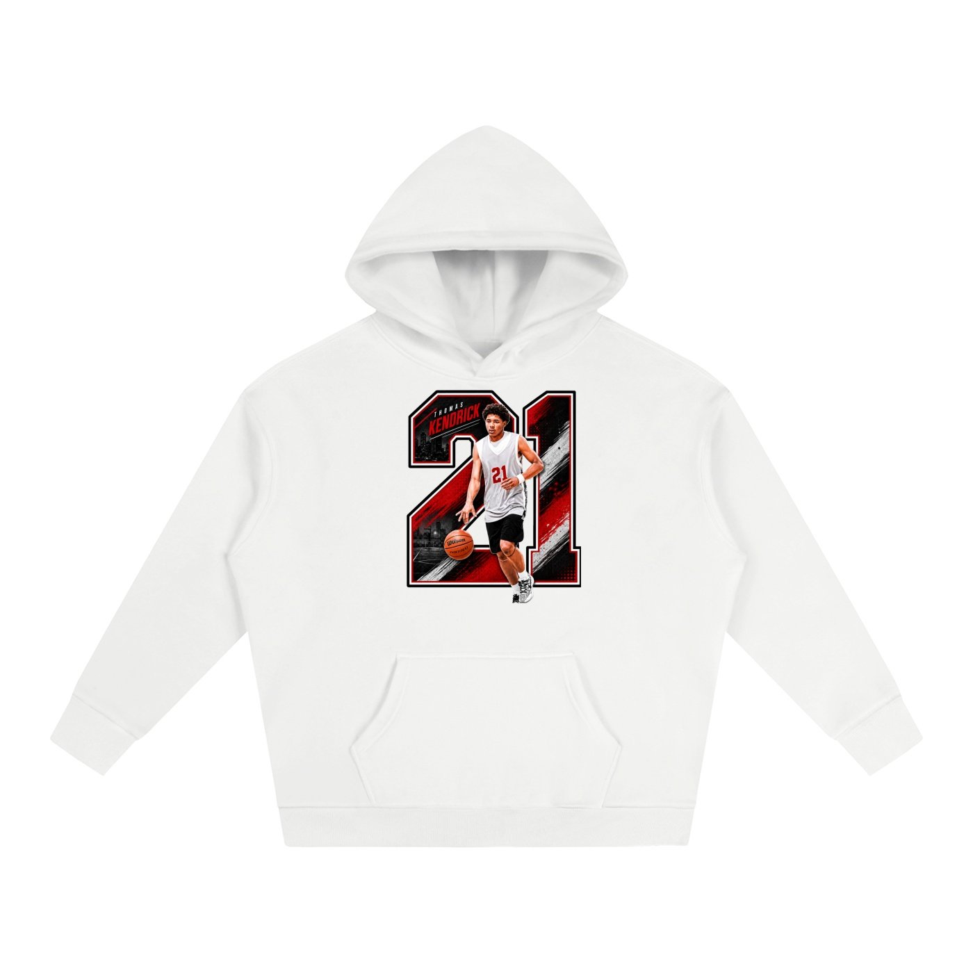 Thomas Kendrick McDowell III Oversize Fleeced Hoodie - Image 2