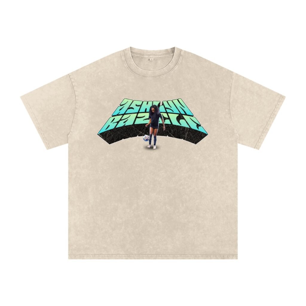 Ashlyn Bazile Snow Washed Oversized TEE