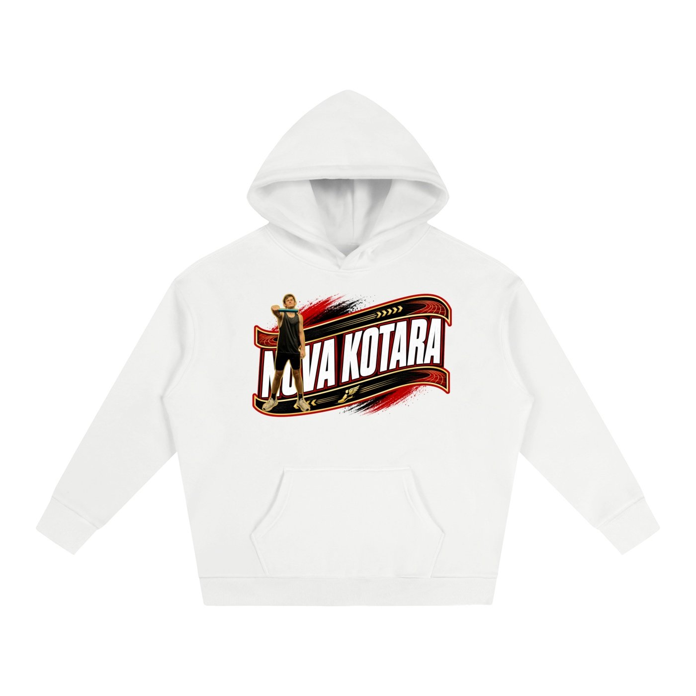 Nova Katora Oversize Fleeced Hoodie - Image 2