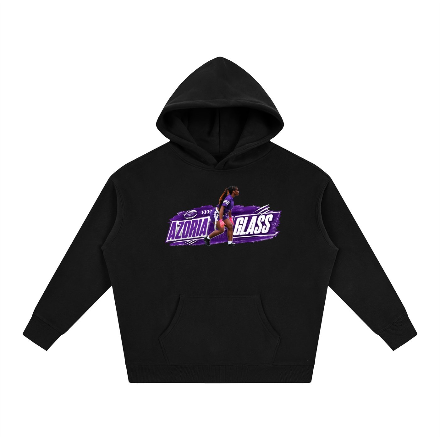 Azoria Glass Oversize Fleeced Hoodie - Image 1