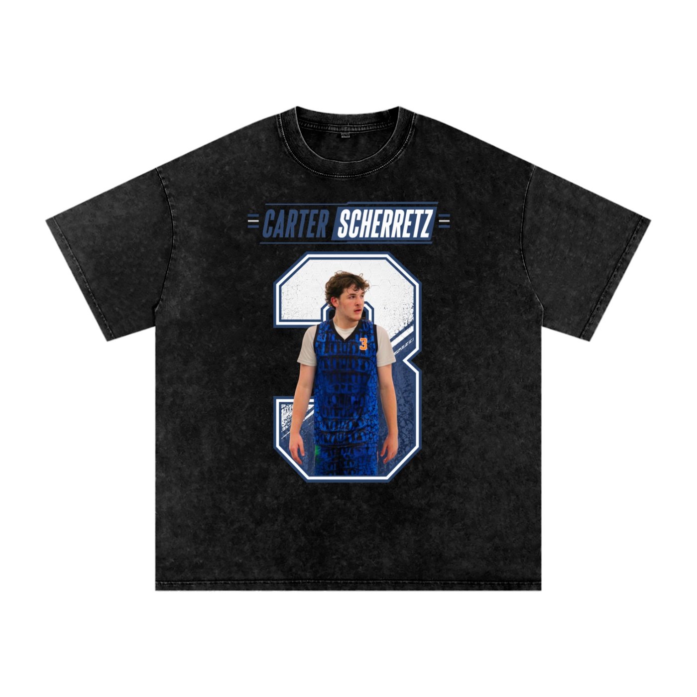 Carter Scherretz  Snow Washed Oversized TEE - Image 1