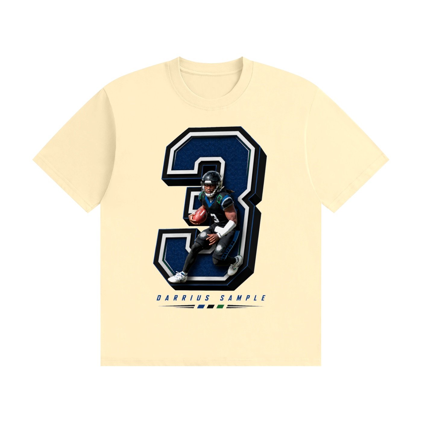 Darrius Sample Unisex Cotton T-Shirt - Image 3