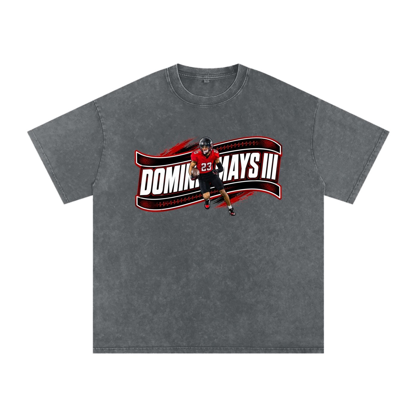 Dominic Mays III Snow Washed Oversized TEE - Image 4