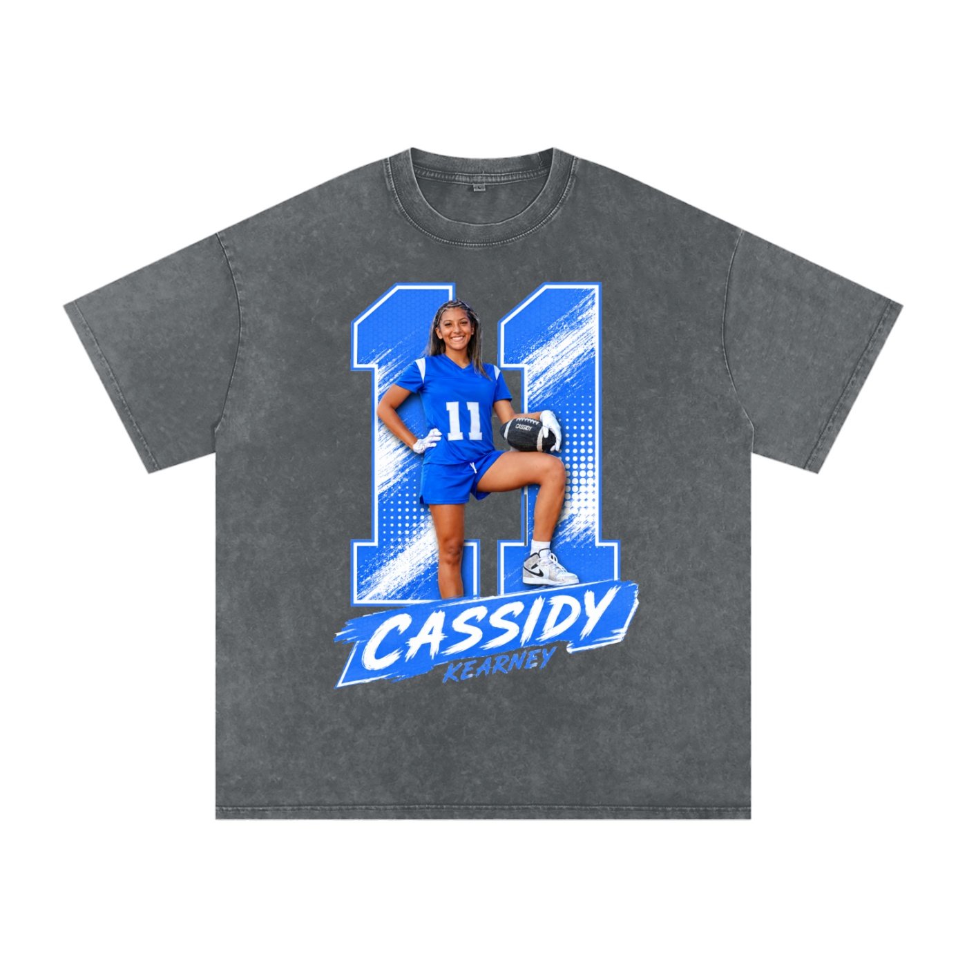 Cassidy Kearney Snow Washed Oversized TEE - Image 4