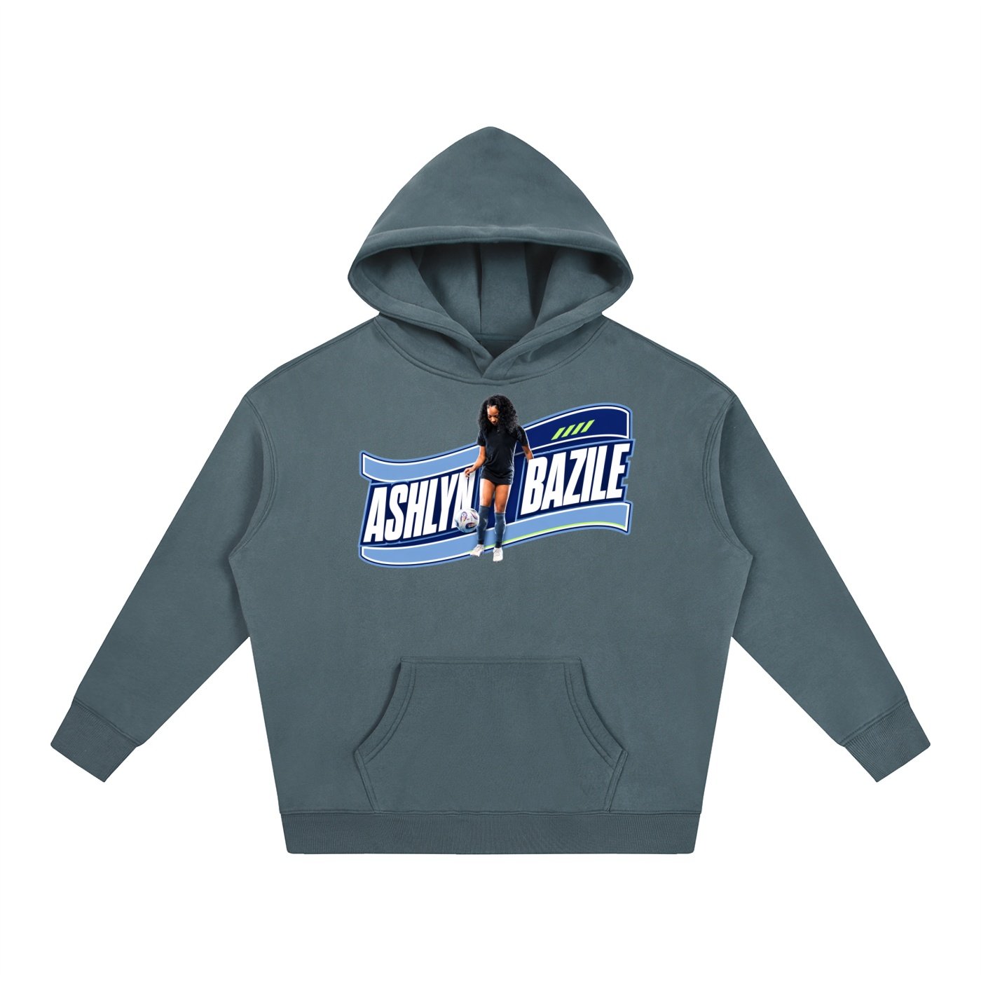 Ashlyn Bazile Oversize Fleeced Hoodie - Image 4