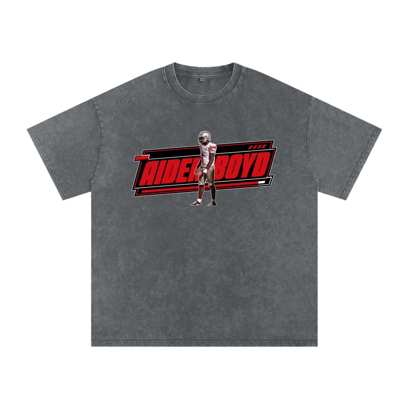 Aiden Boyd Snow Washed Oversized TEE - Image 4