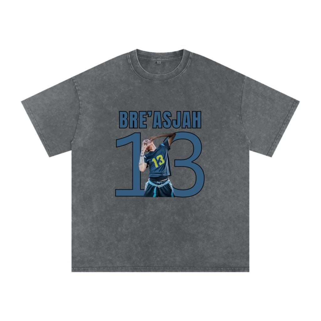 Bre'asjah Snow Washed Oversized TEE