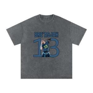 Bre'asjah Snow Washed Oversized TEE - Image 4