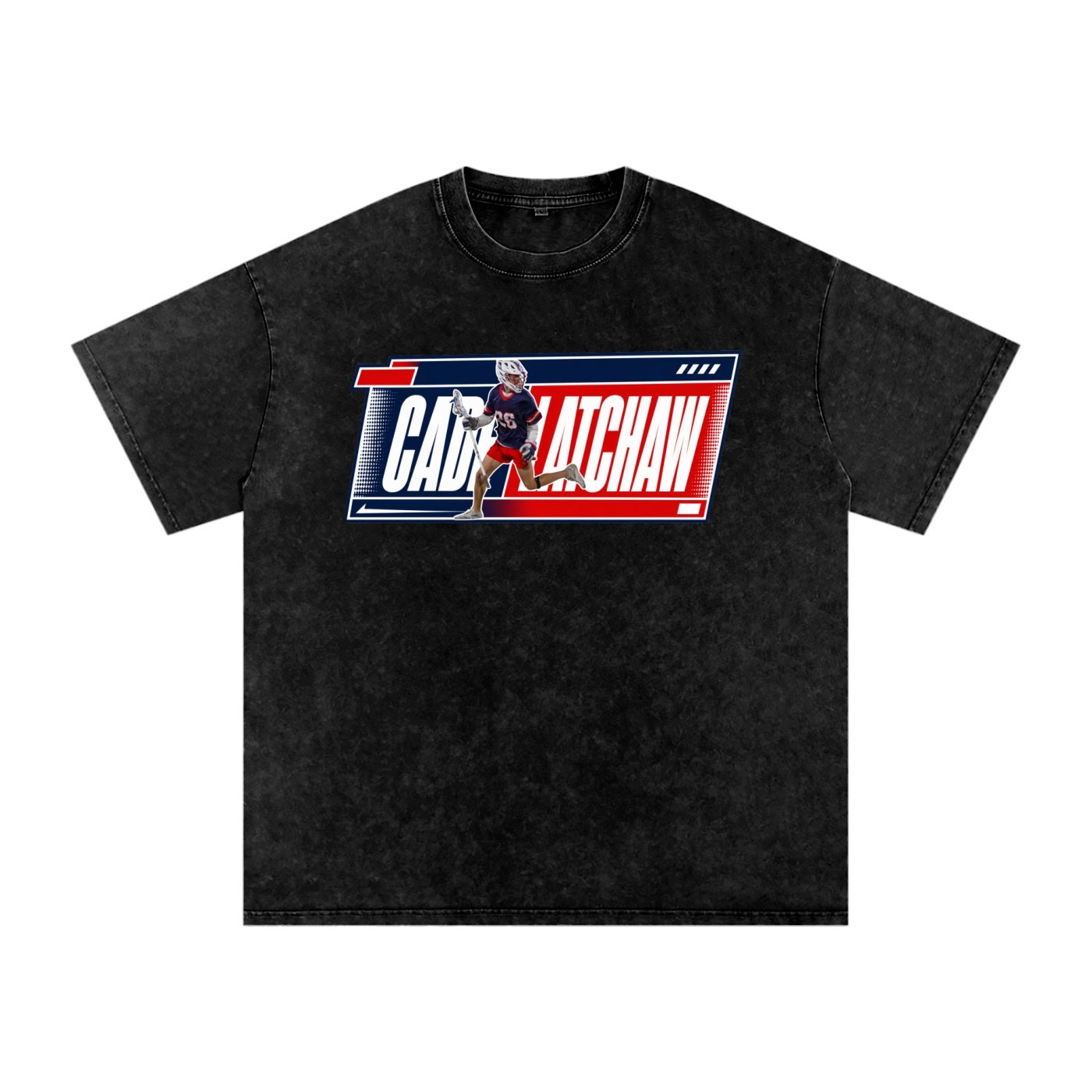 Cade Latchaw Snow Washed Oversized TEE - Image 1
