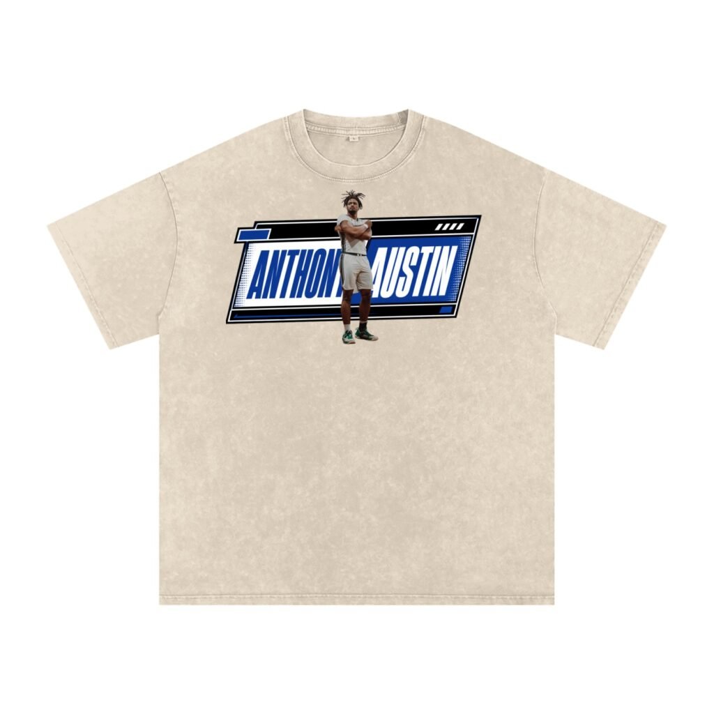Anthony Austin Snow Washed Oversized TEE