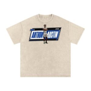 Anthony Austin Snow Washed Oversized TEE - Image 2