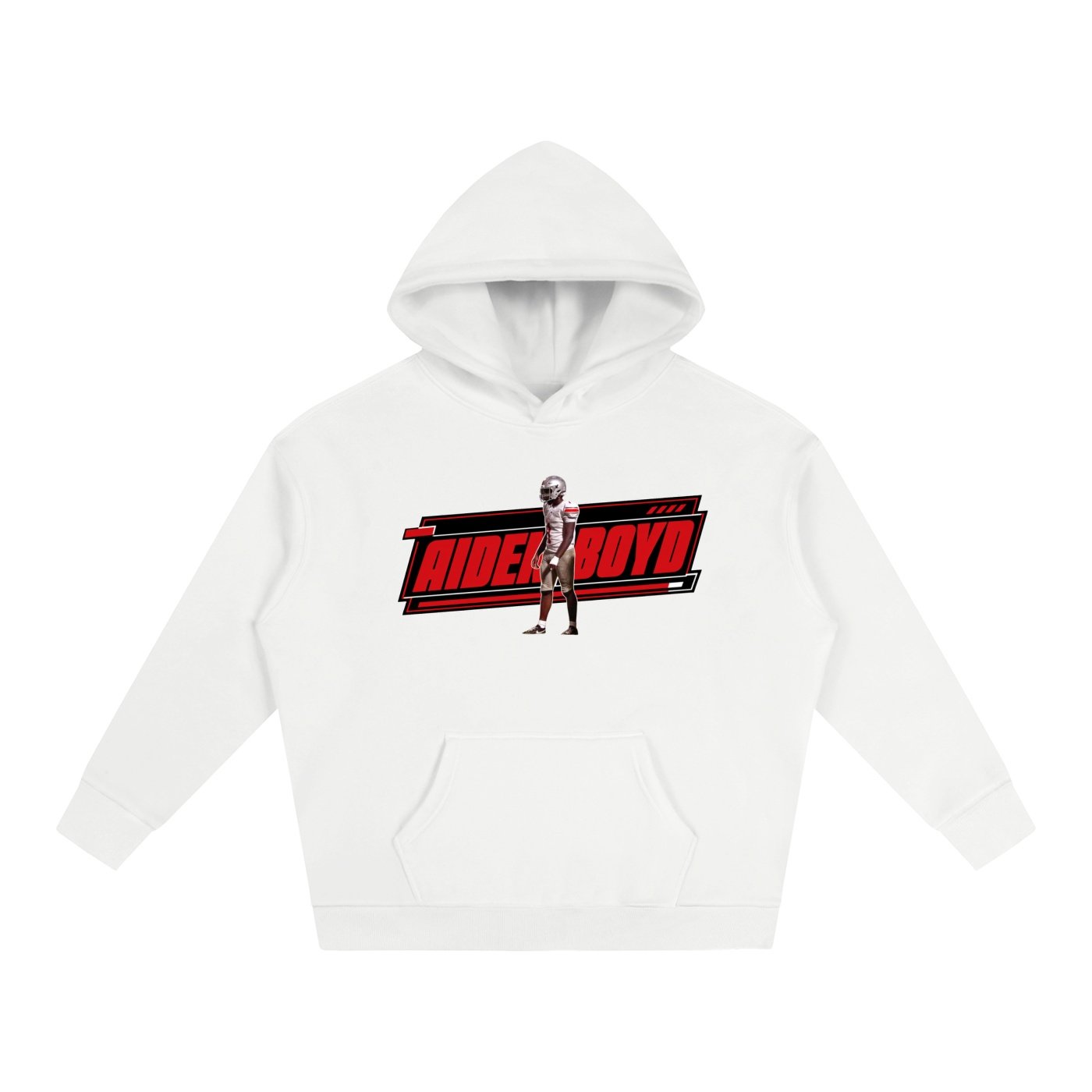Aiden Boyd Oversize Fleeced Hoodie - Image 2