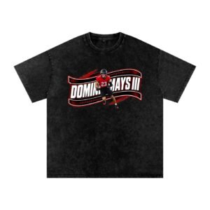 Dominic Mays III Snow Washed Oversized TEE - Image 1