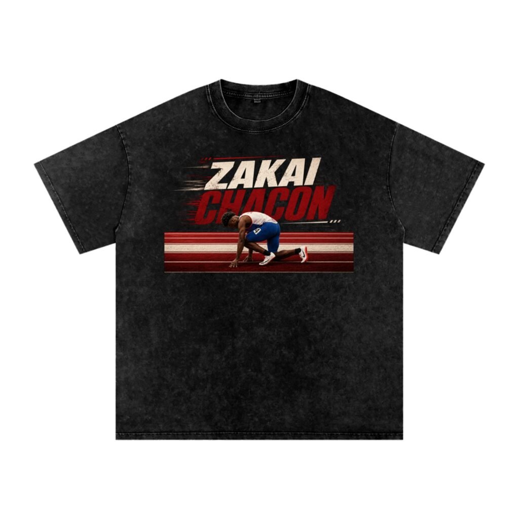Zakai Chacon Snow Washed Oversized TEE
