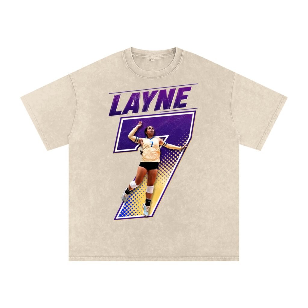Layne Eutsler Snow Washed Oversized TEE