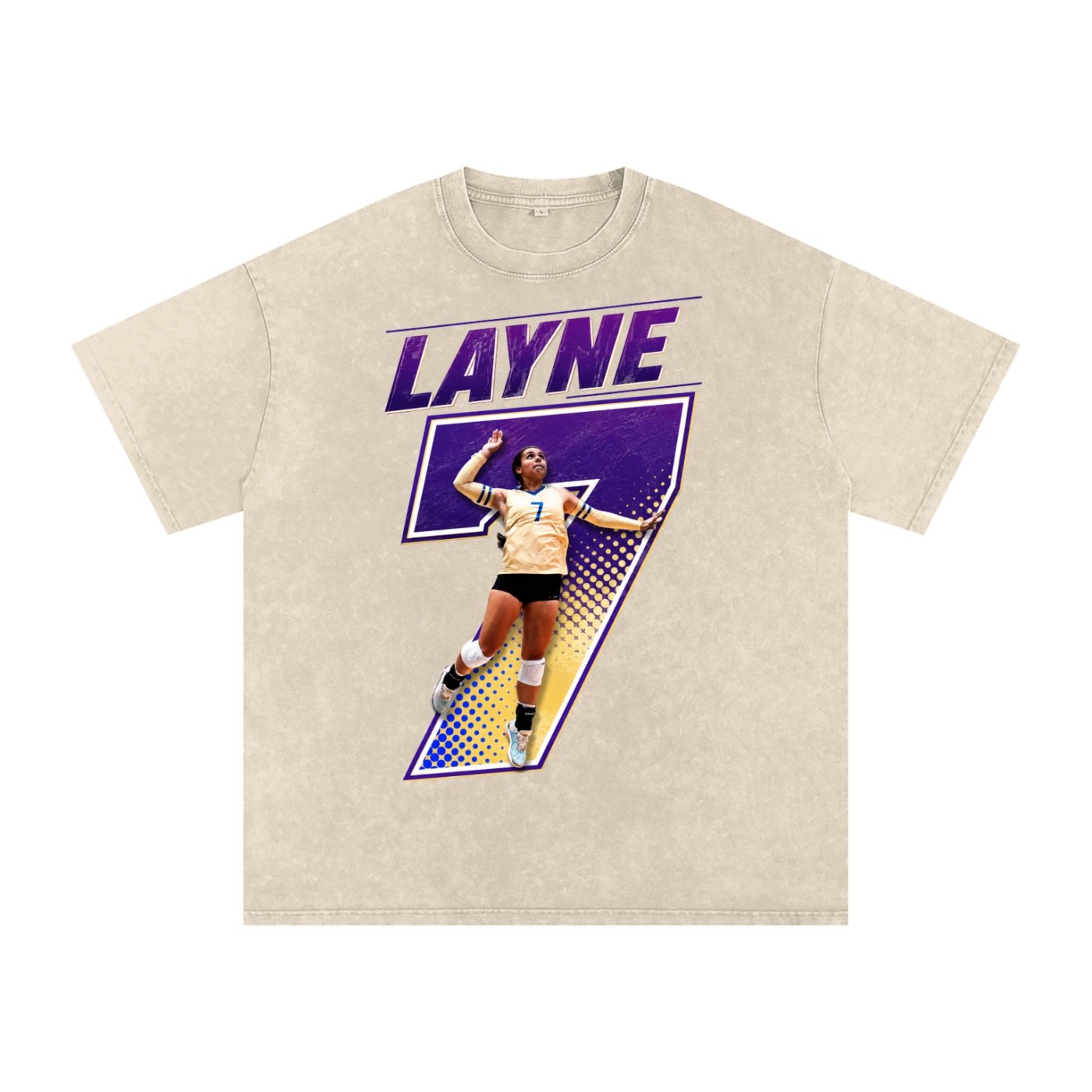 Layne Eutsler Snow Washed Oversized TEE - Image 2