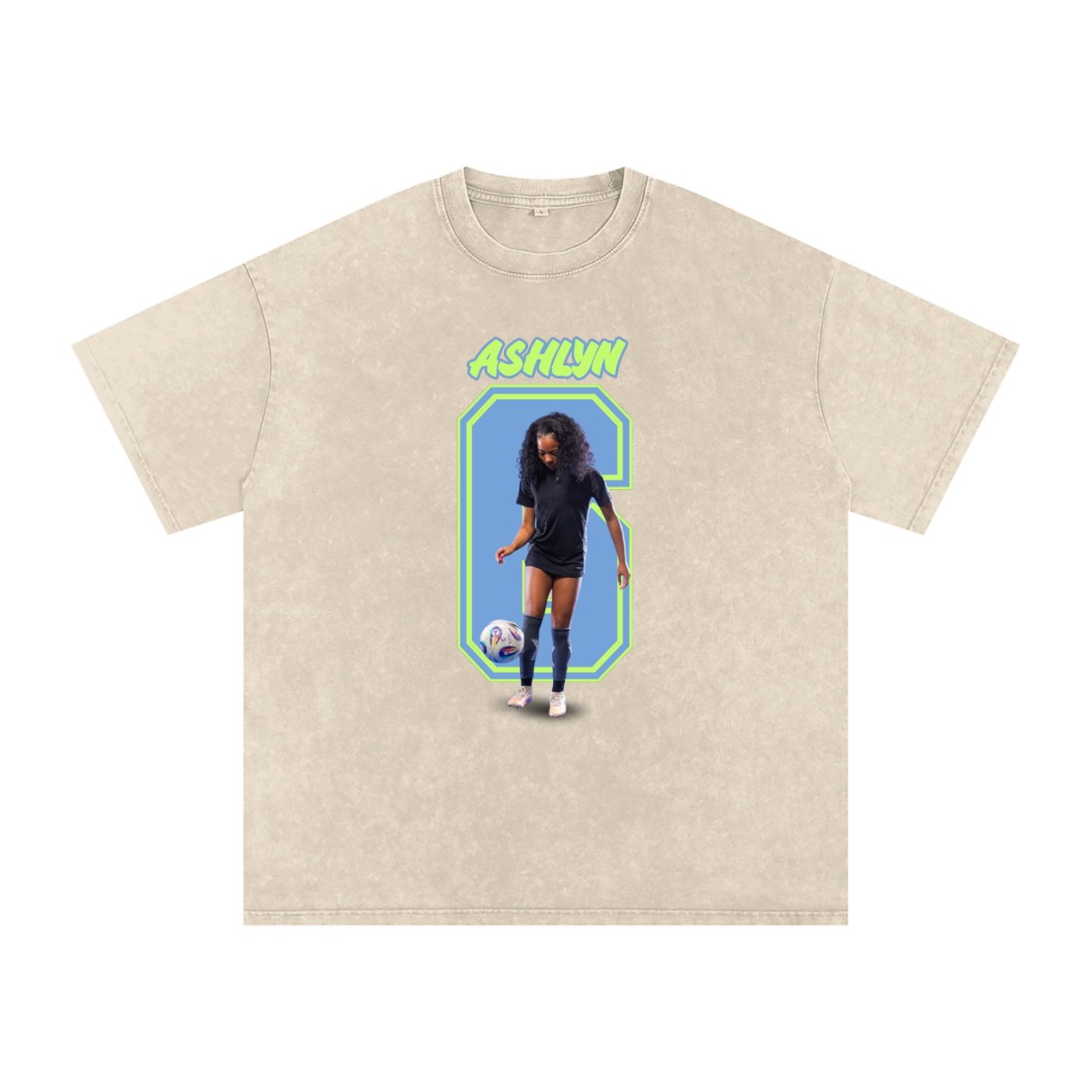Ashlyn Bazile Snow Washed Oversized TEE - Image 2