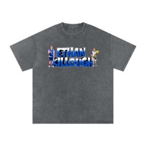 Ethan killough Snow Washed Oversized TEE - Image 4