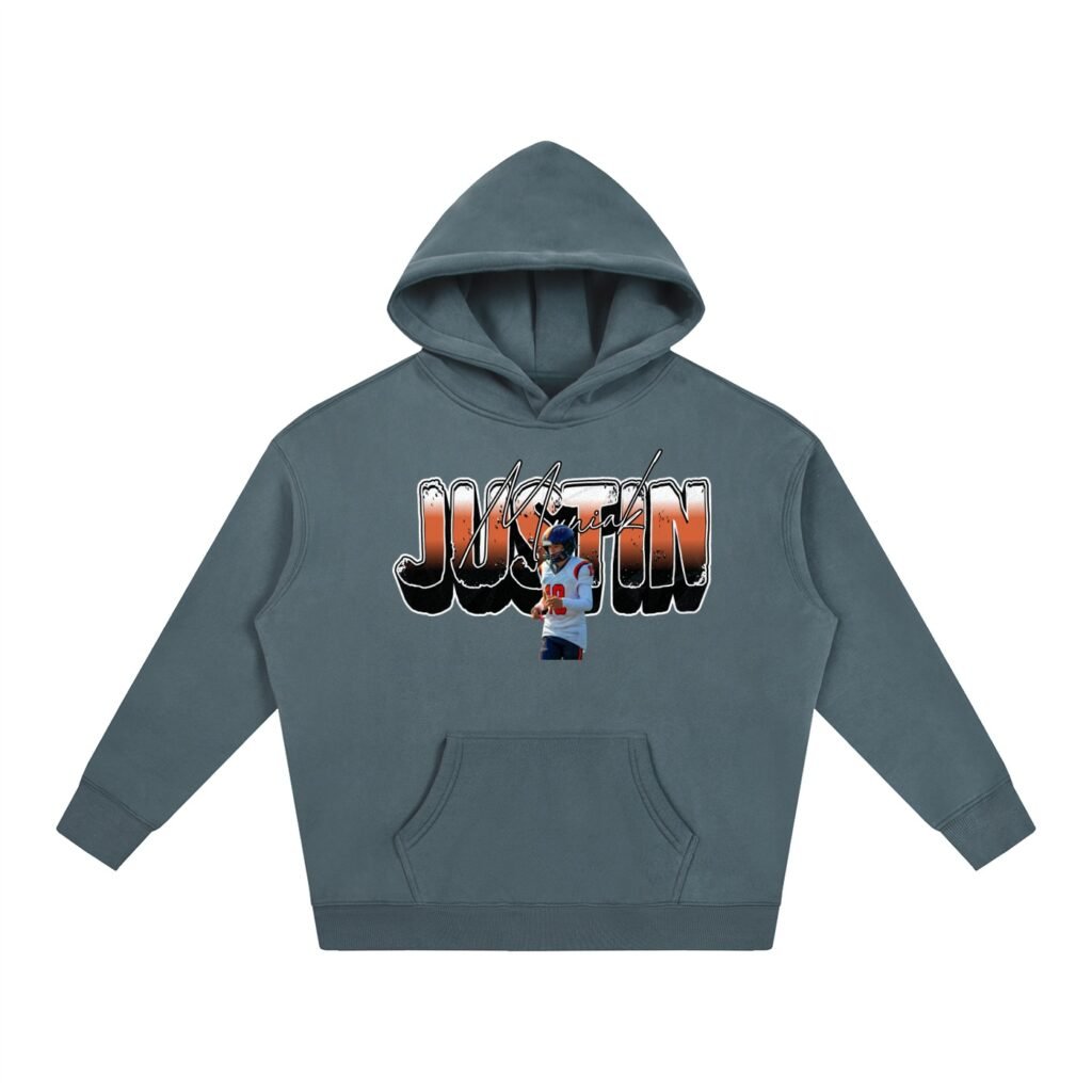Justin Muniak Oversize Fleeced Hoodie