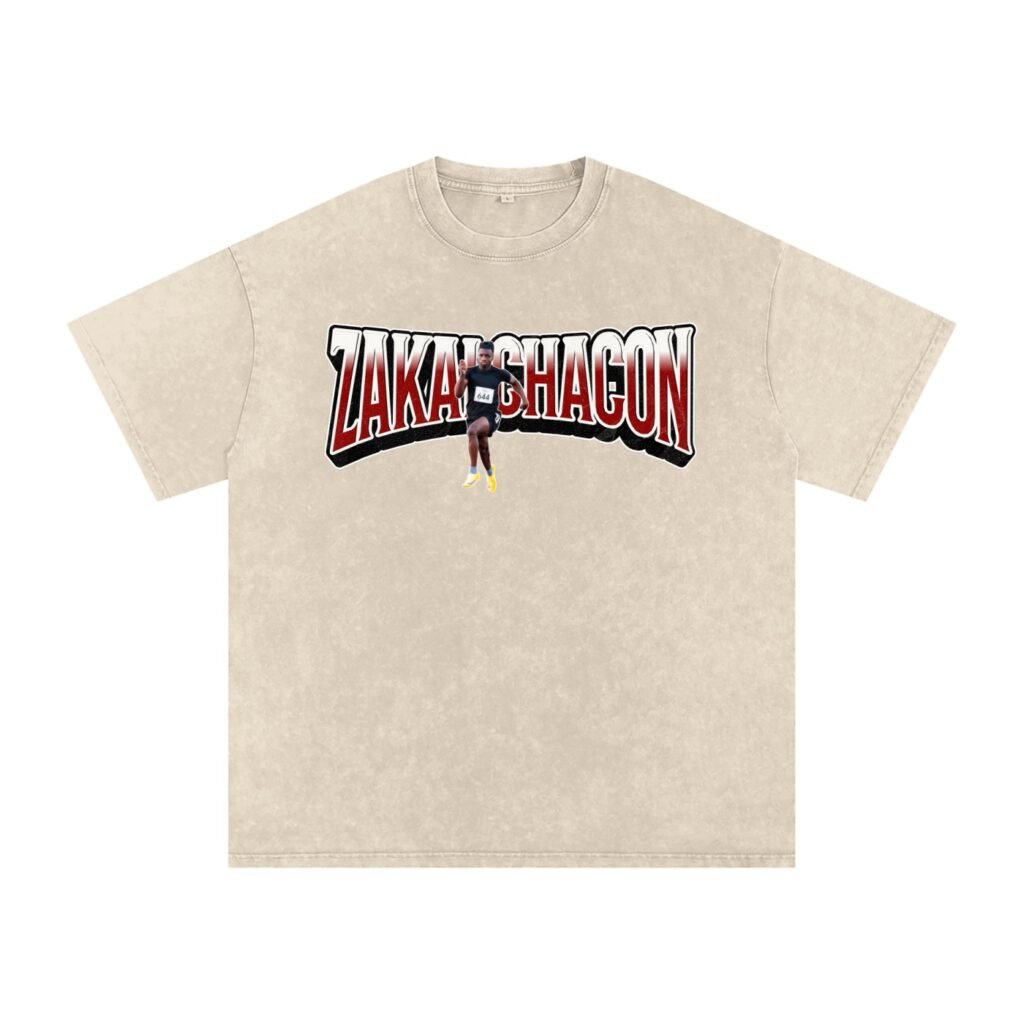 Zakai Chacon Snow Washed Oversized TEE