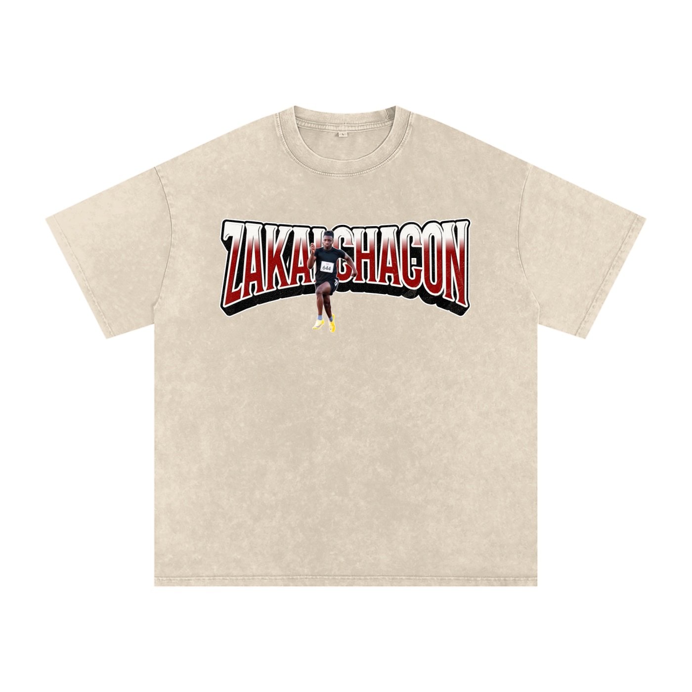Zakai Chacon Snow Washed Oversized TEE - Image 2