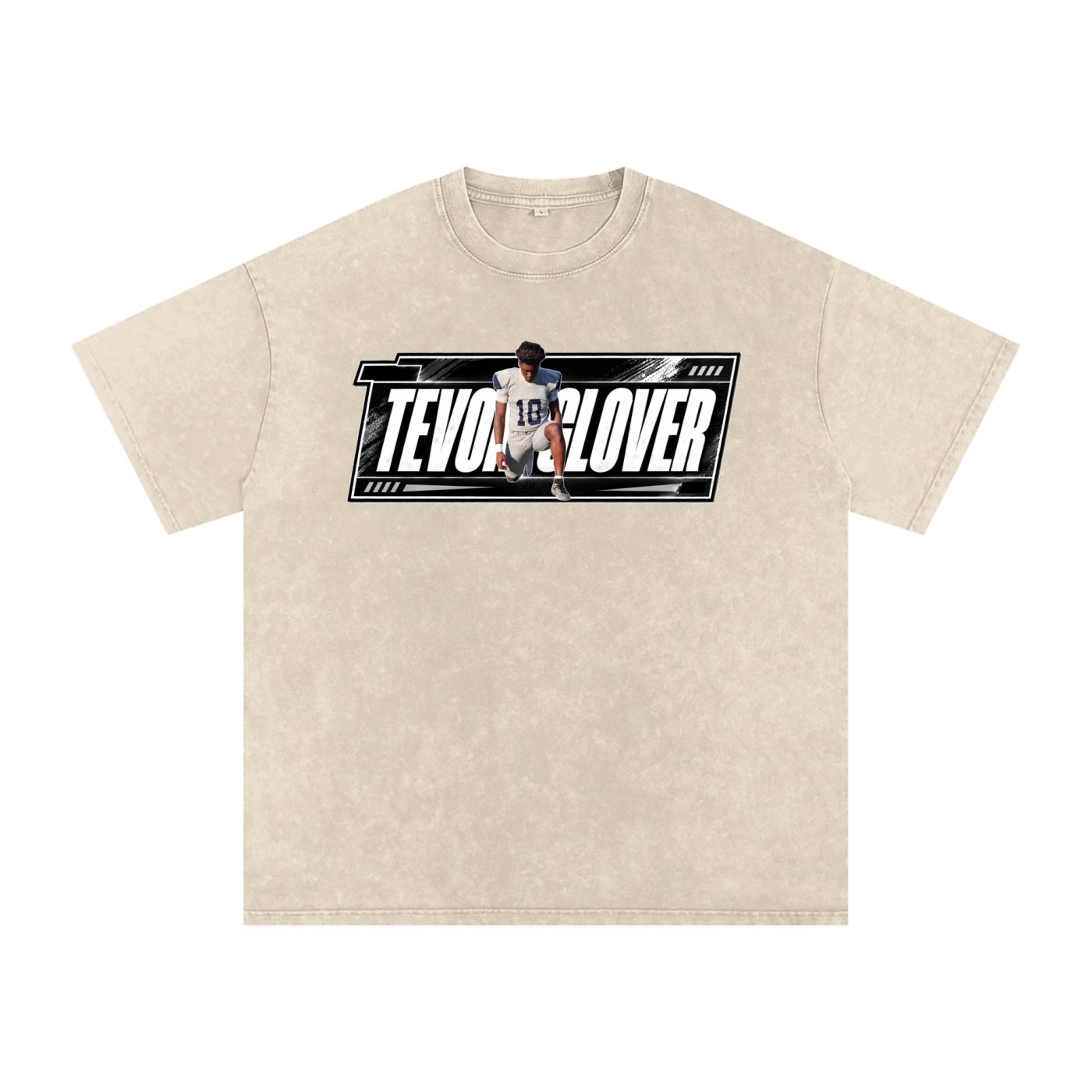 Tevon glover Snow Washed Oversized TEE - Image 2