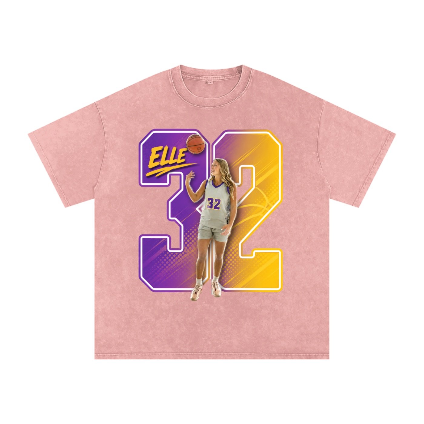 Elle Jo Johnson Snow Washed Oversized TEE - Image 5