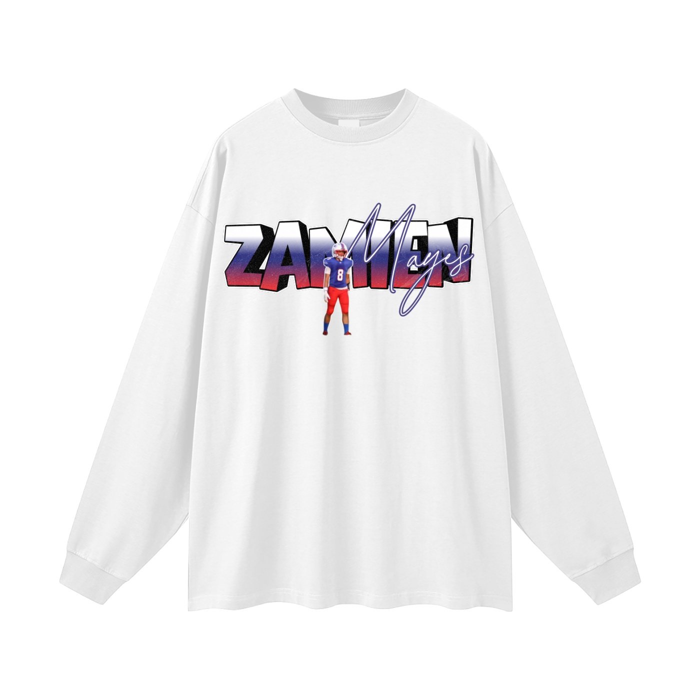 Zamien Lee Mayes Unisex Long Sleeve T-Shirt - Image 2