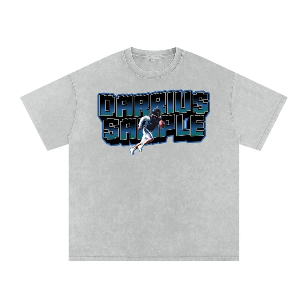 Darrius Sample Snow Washed Oversized TEE