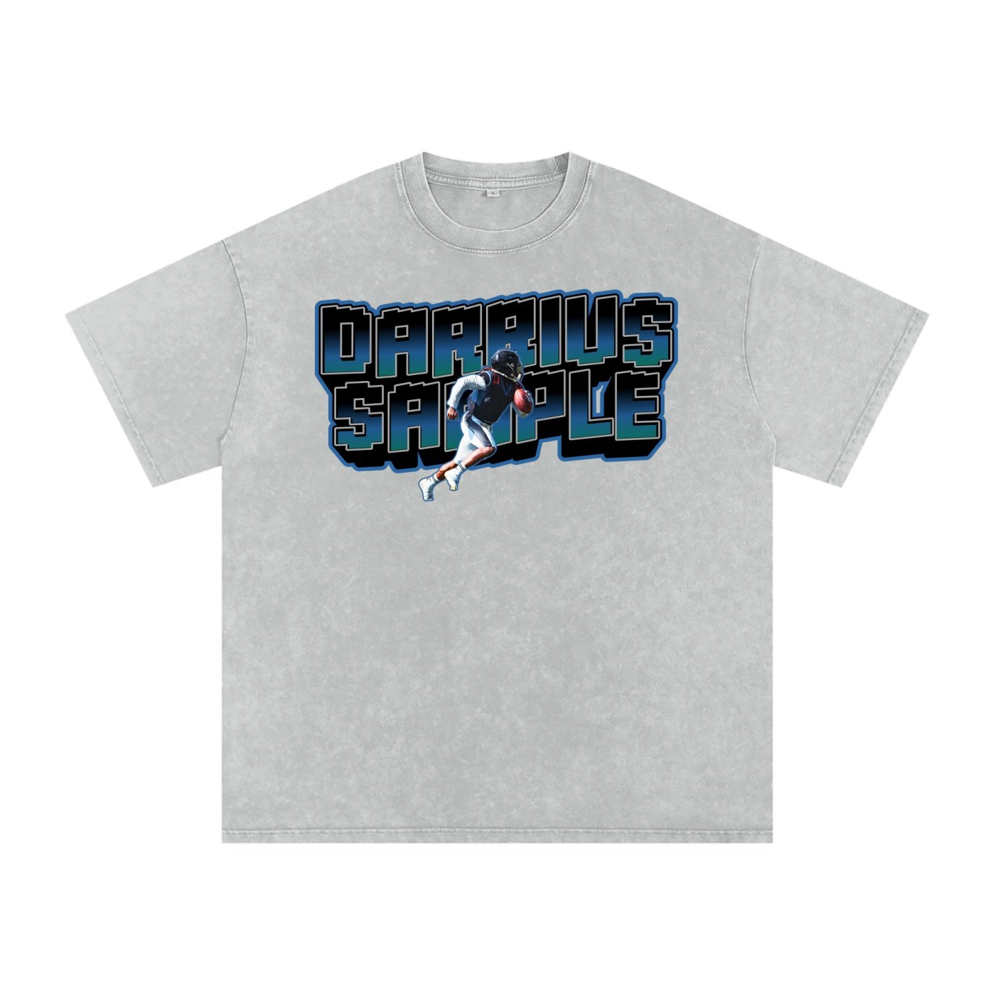 Darrius Sample Snow Washed Oversized TEE - Image 3