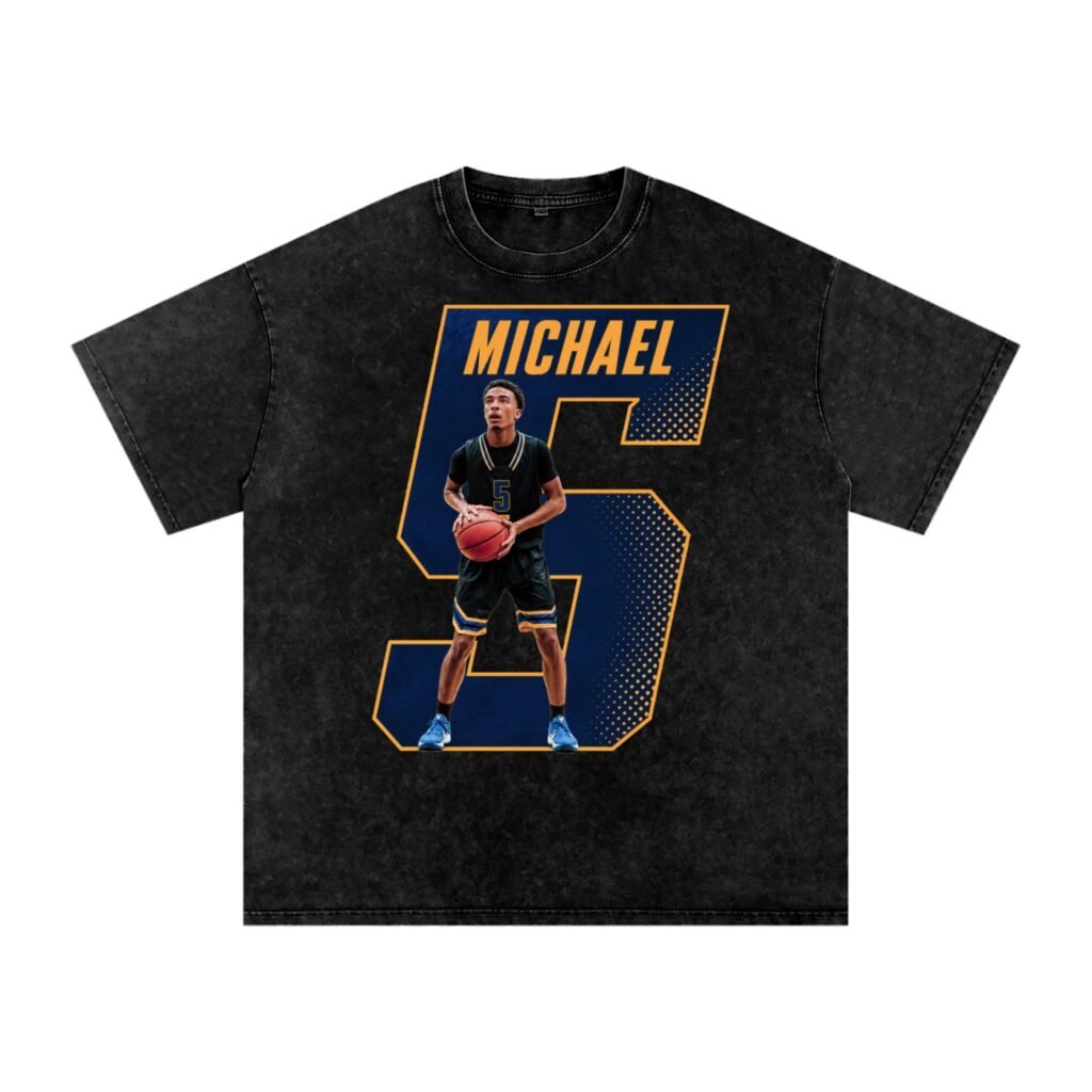 Michael Ragland Snow Washed Oversized TEE