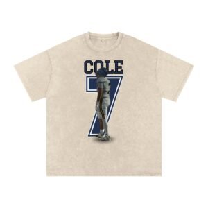 Cole Knight Snow Washed Oversized TEE - Image 2
