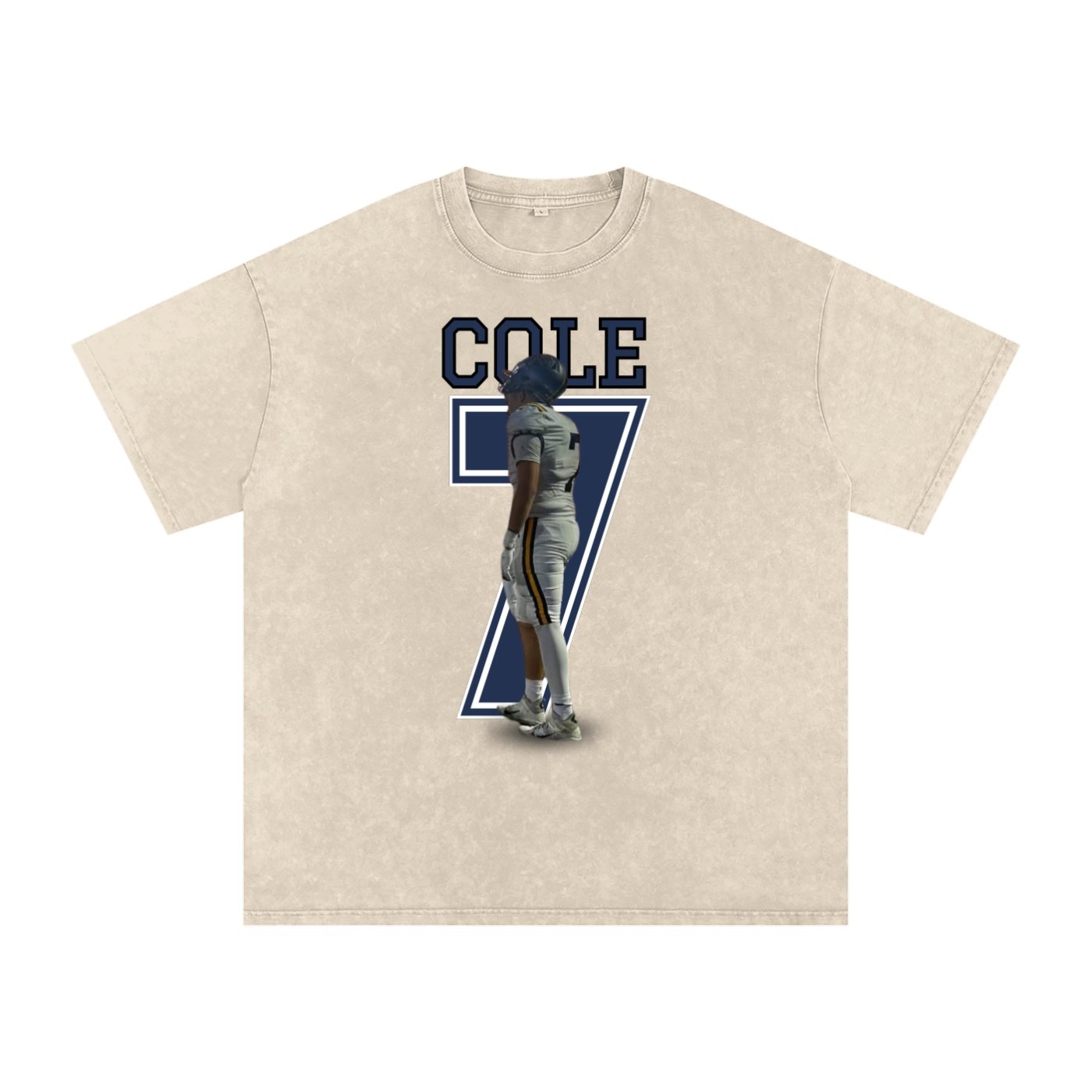 Cole Knight Snow Washed Oversized TEE - Image 2